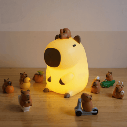 Silicone Night Light with Adjustable Brightness for Relaxing Ambiance