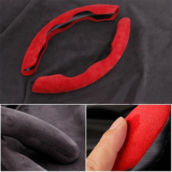 Enhanced Grip Steering Wheel Covers for Cars (Set of 2)