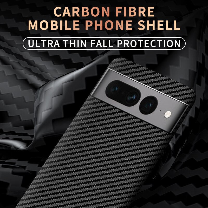 Carbon Fiber Phone Case for Google Pixel 7 and 8