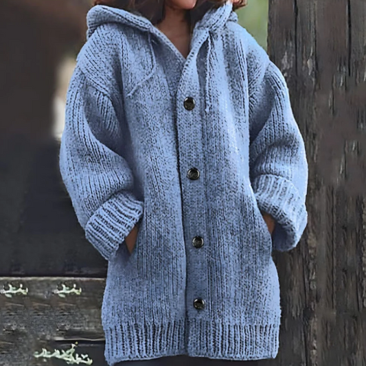 CozyHaven - Long, Thoughtful, and Warm Hooded Jacket