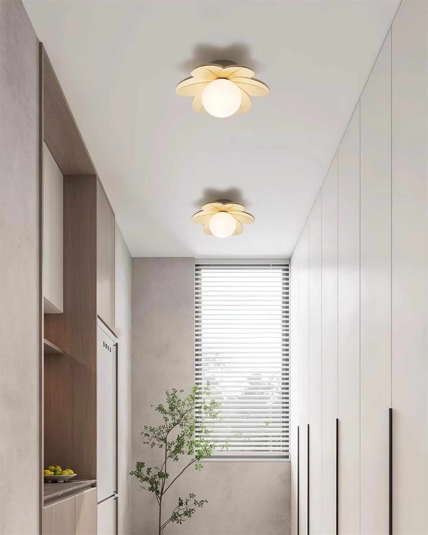 Ceiling Lights with Floral Design for Charming Ambiance