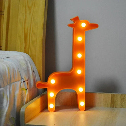 Table Lamp Featuring Animal Design