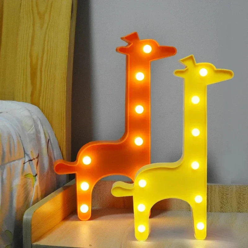 Table Lamp Featuring Animal Design