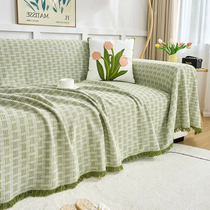 Tranquil Touch Geometric Sofa Protector