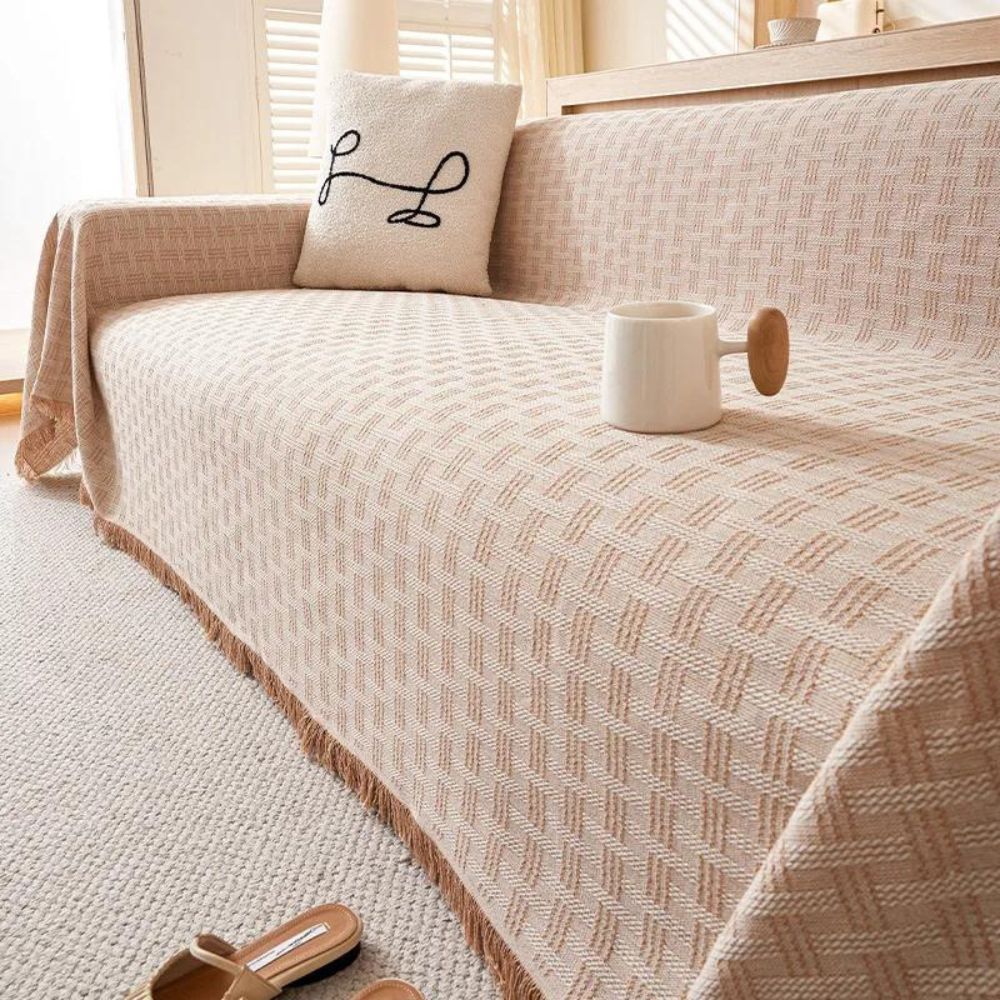 Tranquil Touch Geometric Sofa Protector