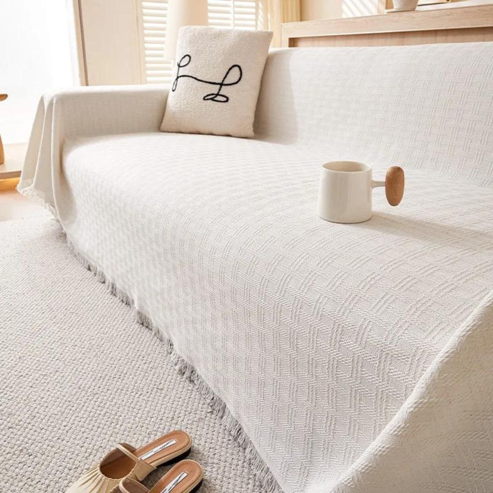 Tranquil Touch Geometric Sofa Protector