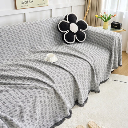 Tranquil Touch Geometric Sofa Protector