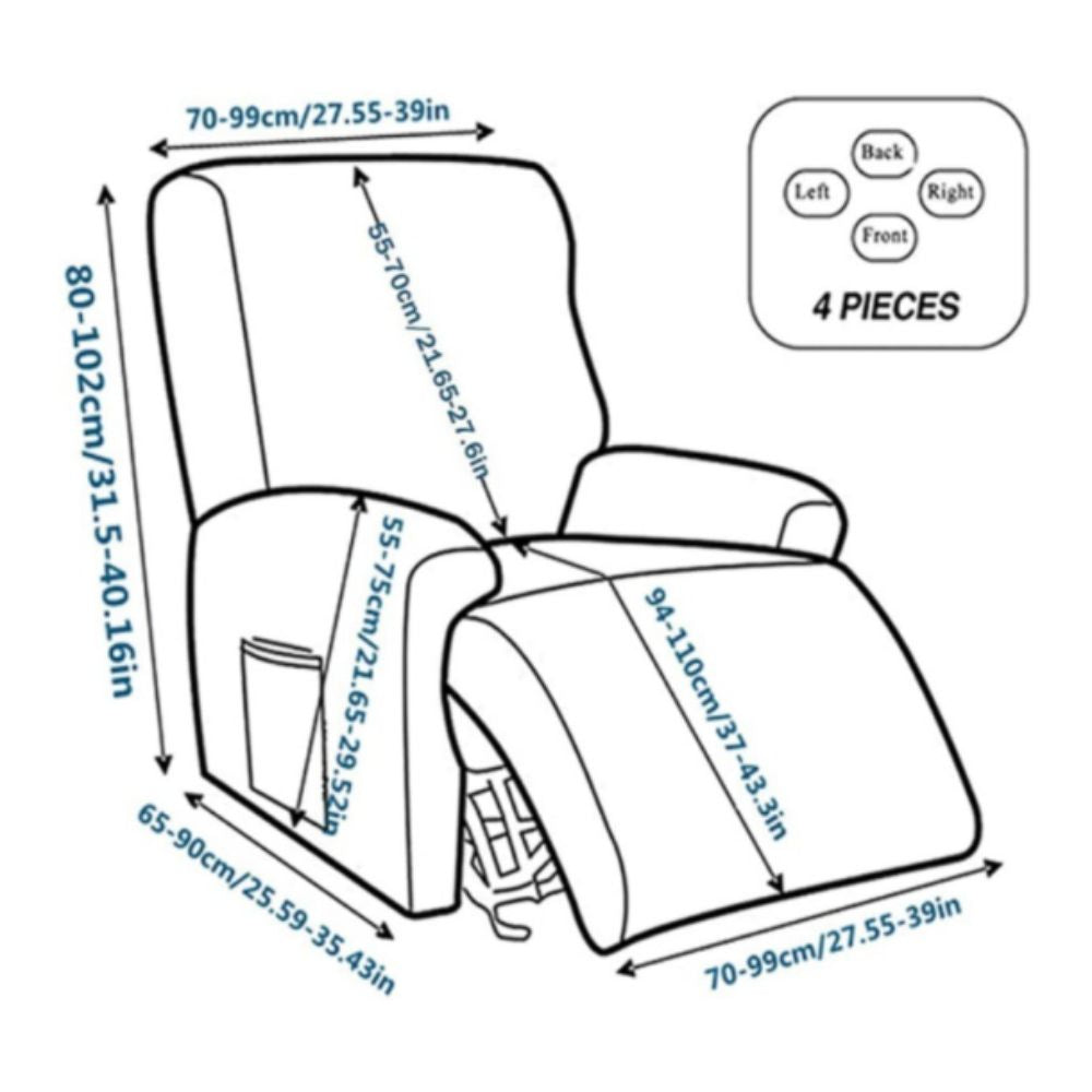 Elegant Recliner Slipcover for Instant Home Makeover