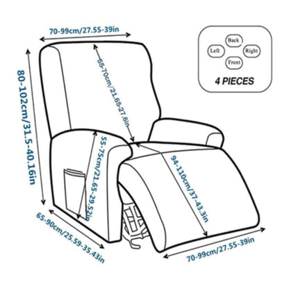 Elegant Recliner Slipcover for Instant Home Makeover