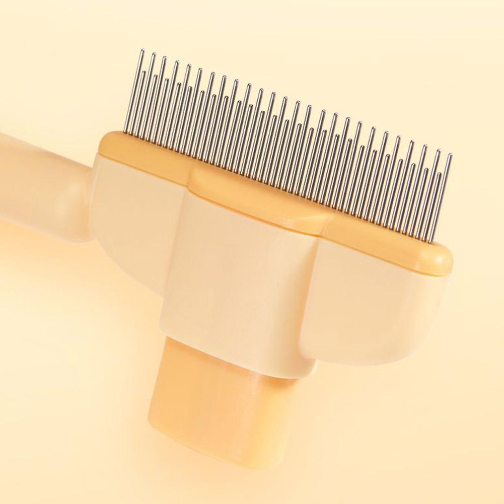 Effortless Pet Grooming Comb with Easy Release Button