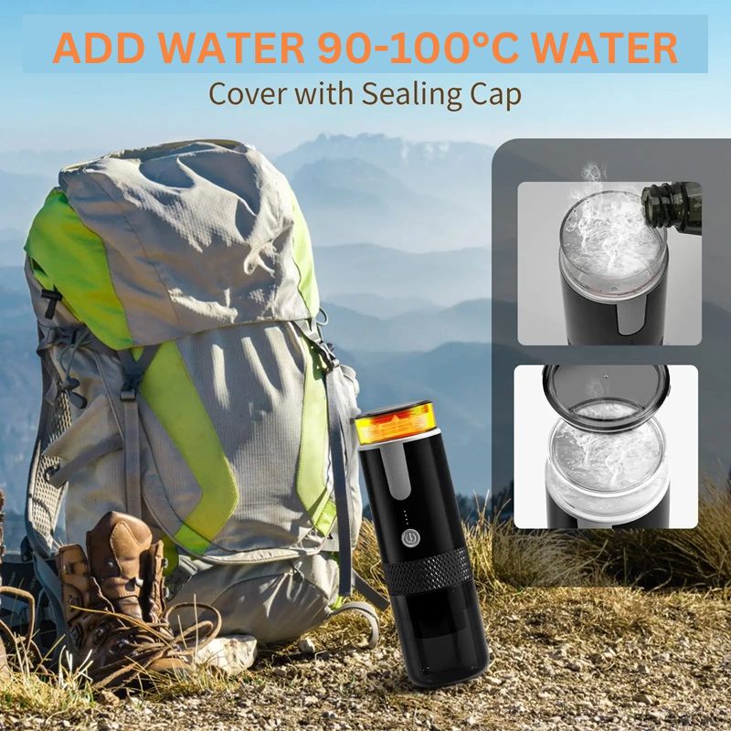 Portable Coffee Maker – 2-in-1 Brewing System