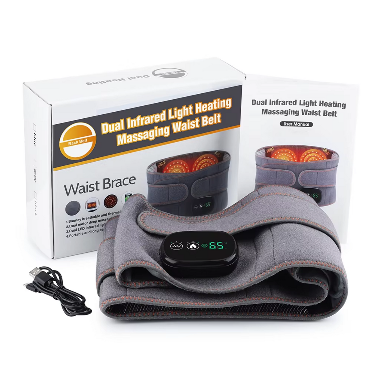 Heating Belt with Electric Function and Soothing Massage