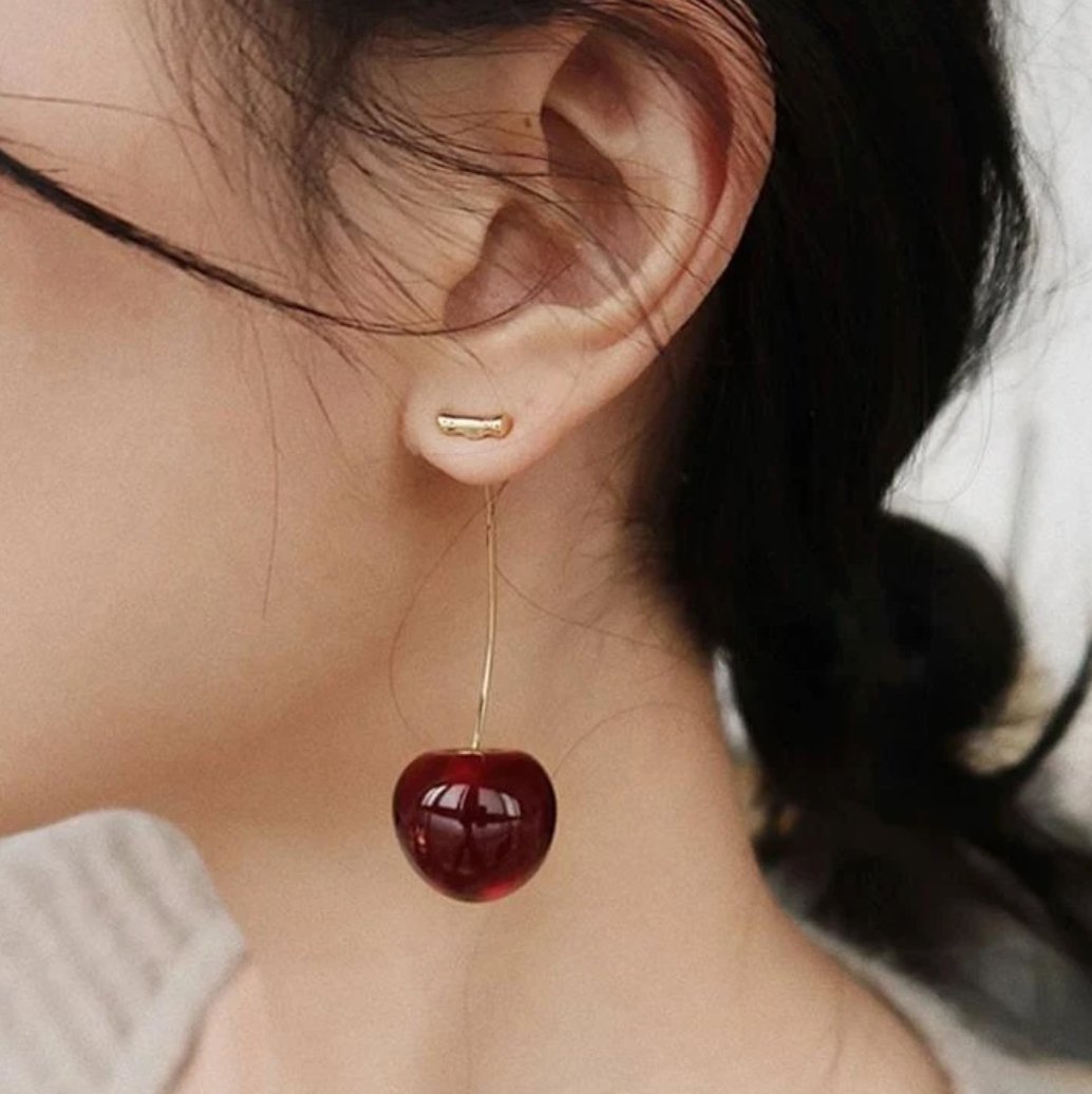 Cherry Delight Drop Earrings