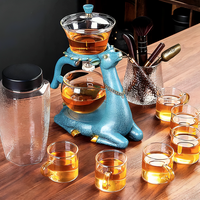 Blue Teapot with 6 cups