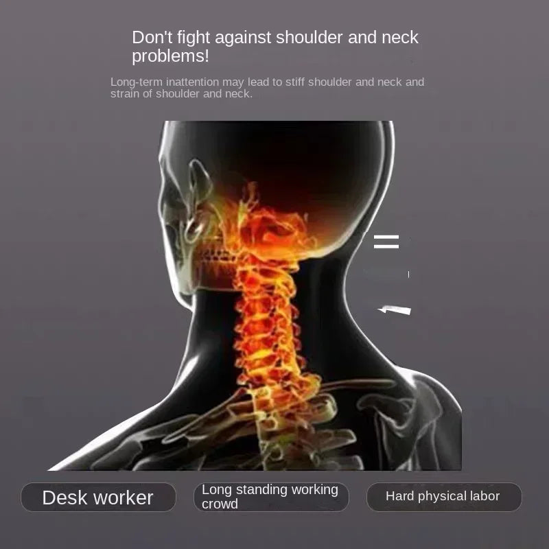 Ergonomic Neck and Shoulder Pillow with Massage – SoyaComfort Design