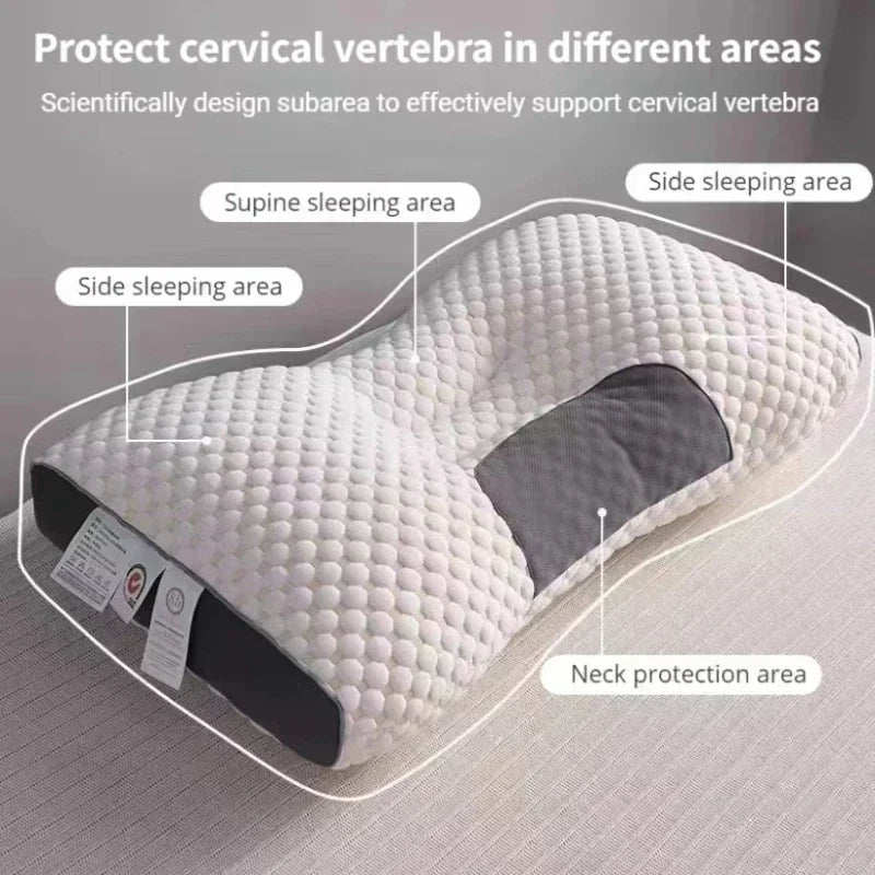 Ergonomic Neck and Shoulder Pillow with Massage – SoyaComfort Design