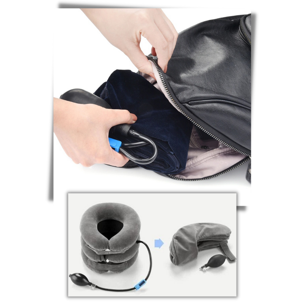 Inflatable Collar for Cervical Neck Traction