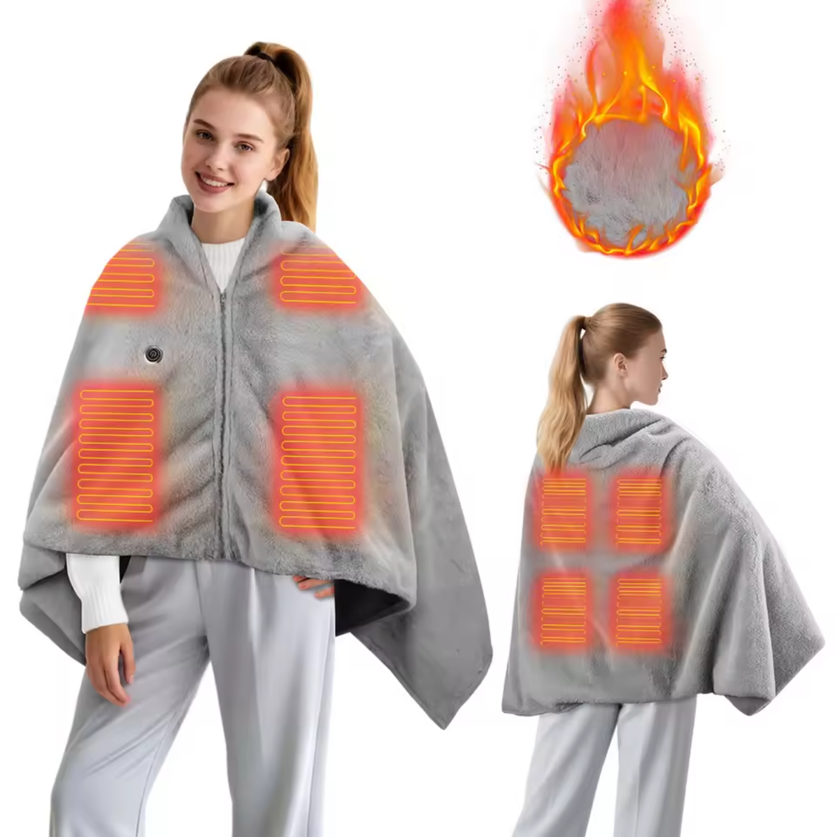 Rechargeable Electric Heating Wrap for Comfort