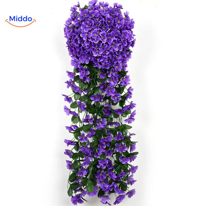 Silk Orchid Cascade Arrangement | Elegant Artificial Flowers for Any Occasion