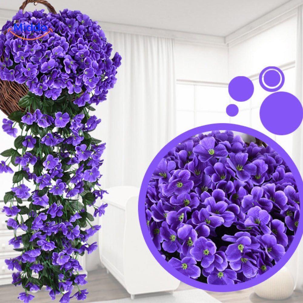Silk Orchid Cascade Arrangement | Elegant Artificial Flowers for Any Occasion