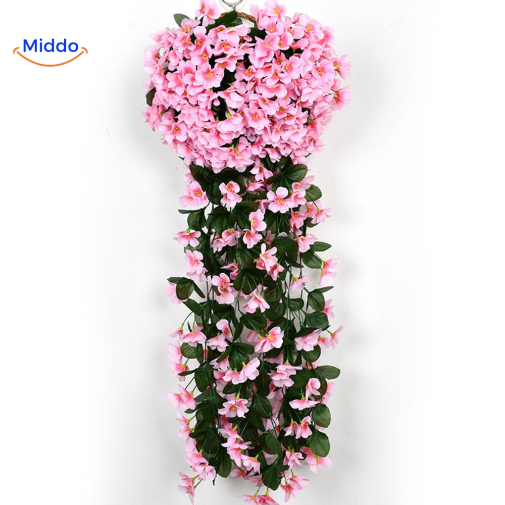 Silk Orchid Cascade Arrangement | Elegant Artificial Flowers for Any Occasion