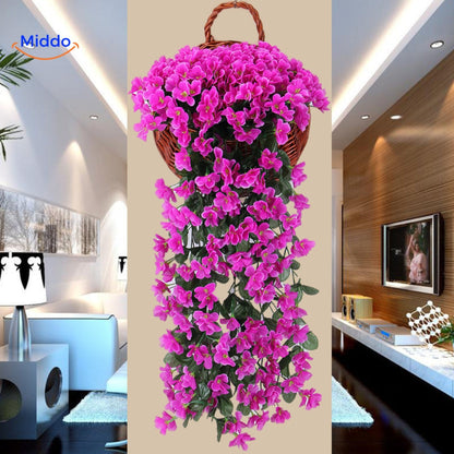 Silk Orchid Cascade Arrangement | Elegant Artificial Flowers for Any Occasion