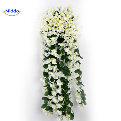 Silk Orchid Cascade Arrangement | Elegant Artificial Flowers for Any Occasion