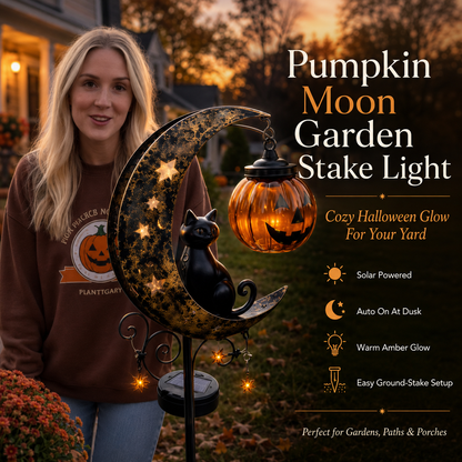 Pumpkin Garden Stake for Spooky Outdoor Atmosphere