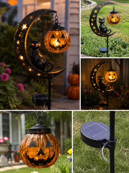 Pumpkin Garden Stake for Spooky Outdoor Atmosphere