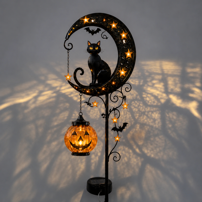 Pumpkin Garden Stake for Spooky Outdoor Atmosphere