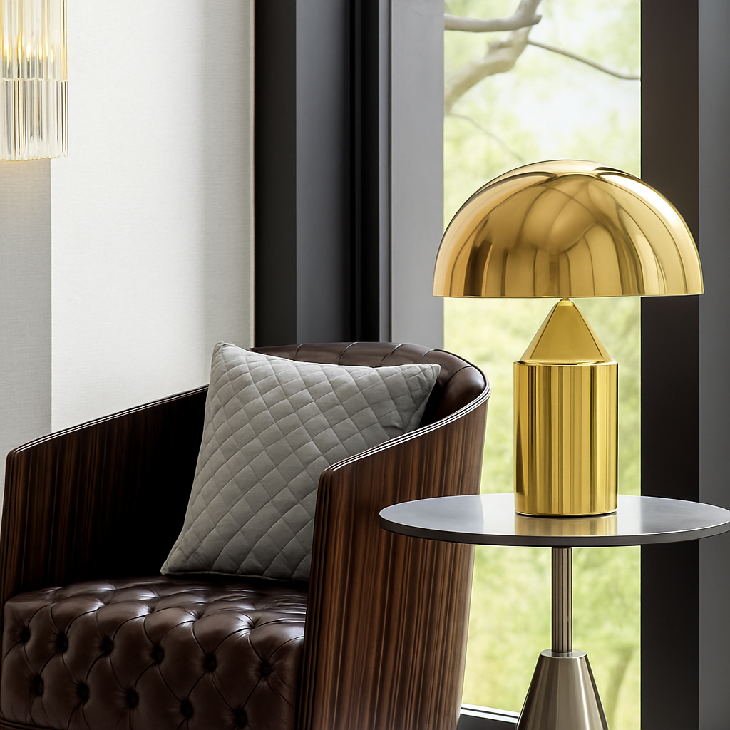 Artistic Metal Table Lamp – Contemporary Design for Stylish Illumination