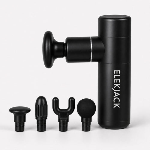 Compact Muscle Relief Gun with 4 Attachments & Intensity Settings