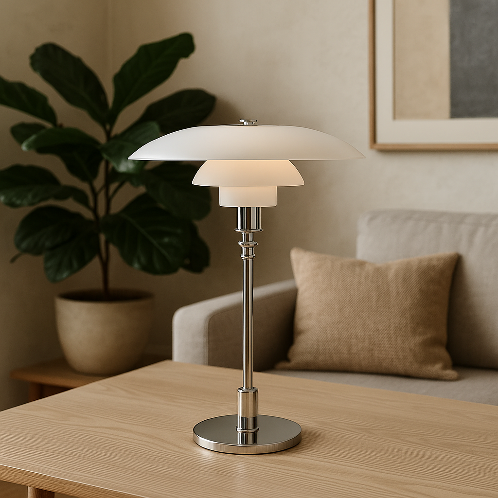 Scandinavian Style Bedside Lamp – Minimalist Desk Lighting Solution