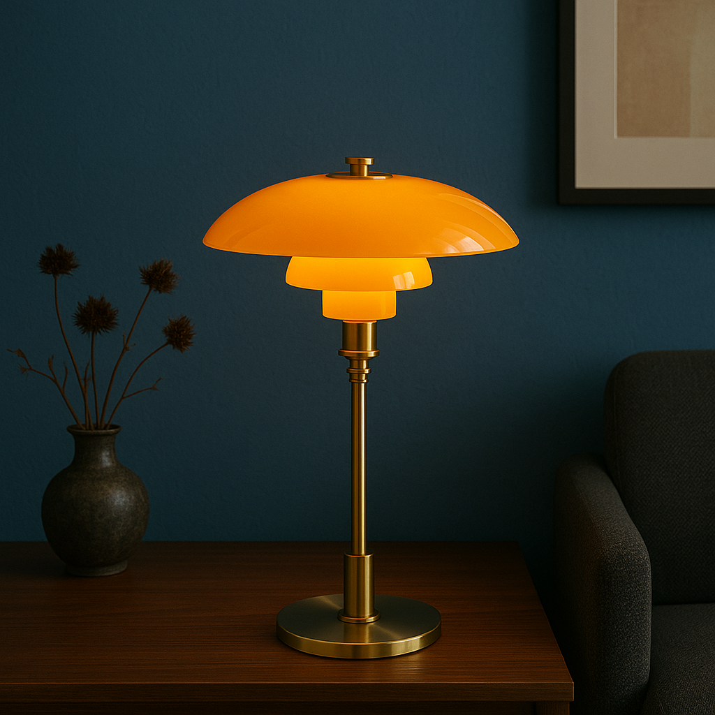 Scandinavian Style Bedside Lamp – Minimalist Desk Lighting Solution