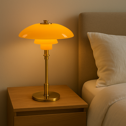 Scandinavian Style Bedside Lamp – Minimalist Desk Lighting Solution