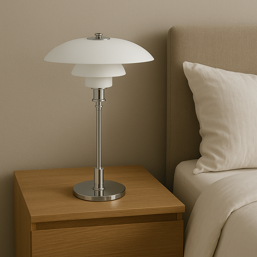 Scandinavian Style Bedside Lamp – Minimalist Desk Lighting Solution