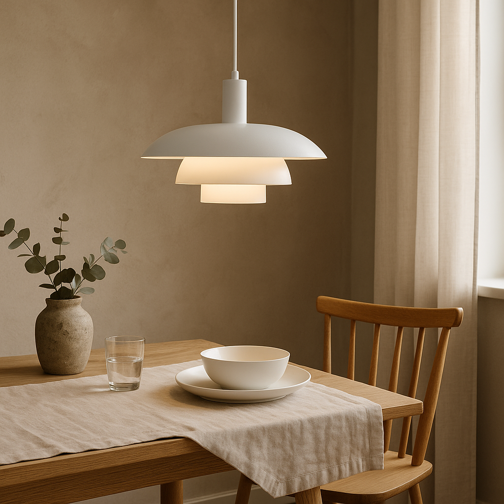 Scandinavian Minimalist Ceiling Lamp – Danish Pendant Light Design
