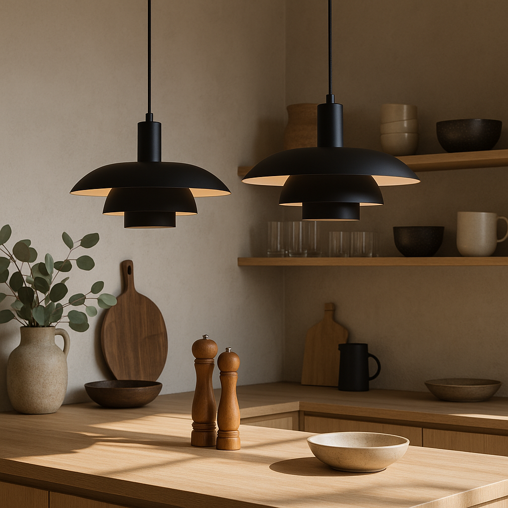 Scandinavian Minimalist Ceiling Lamp – Danish Pendant Light Design