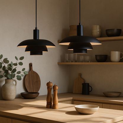 Scandinavian Minimalist Ceiling Lamp – Danish Pendant Light Design