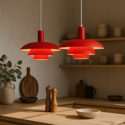 Scandinavian Minimalist Ceiling Lamp – Danish Pendant Light Design