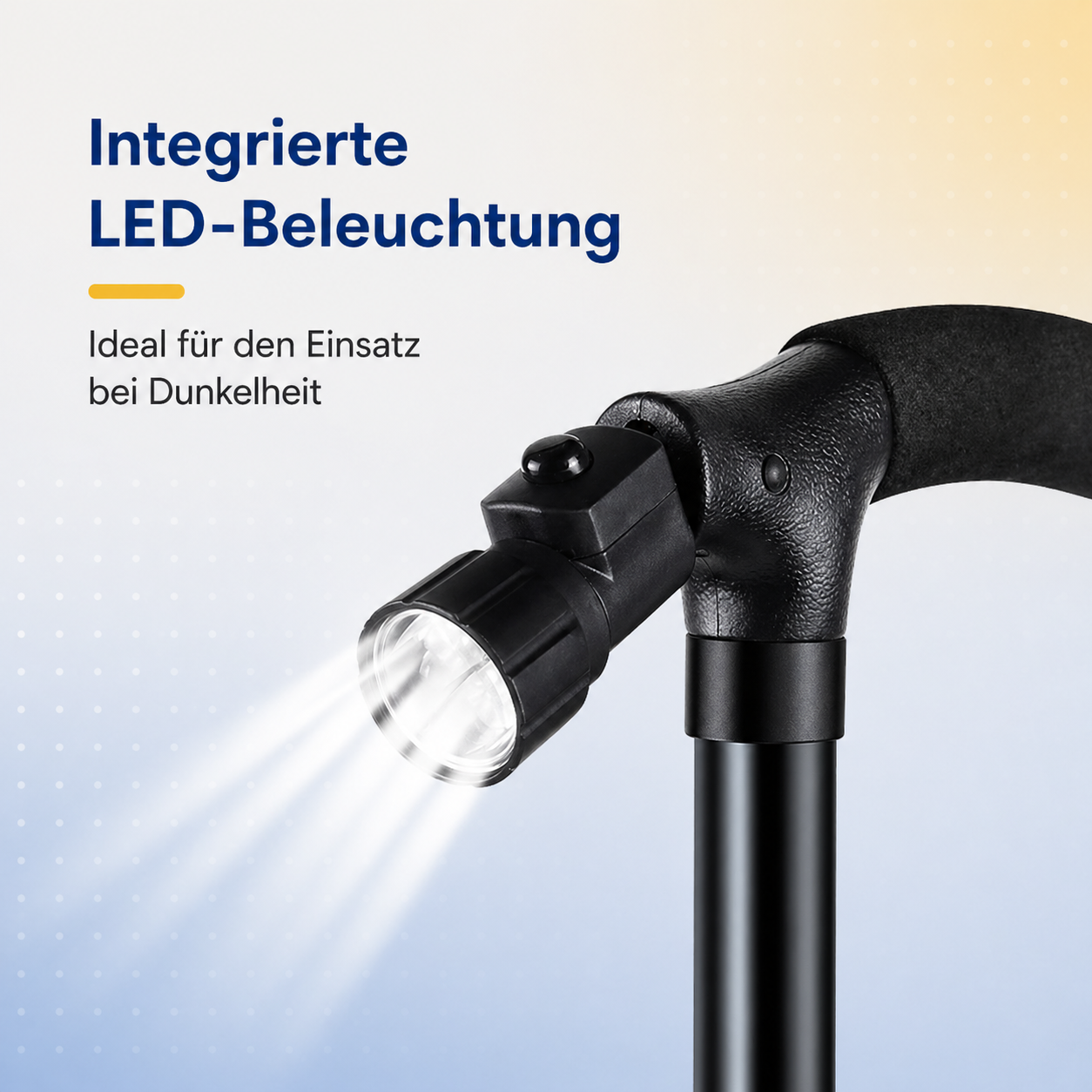 Height-Adjustable Walking Cane
