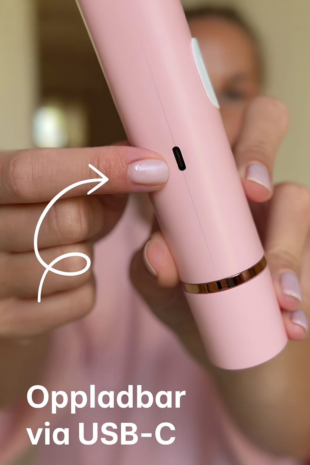 SmoothEase Compact Trimmer | Gentle Shaving for Sensitive Areas | IPX7 Waterproof, USB-C Rechargeable, 60-Minute Runtime