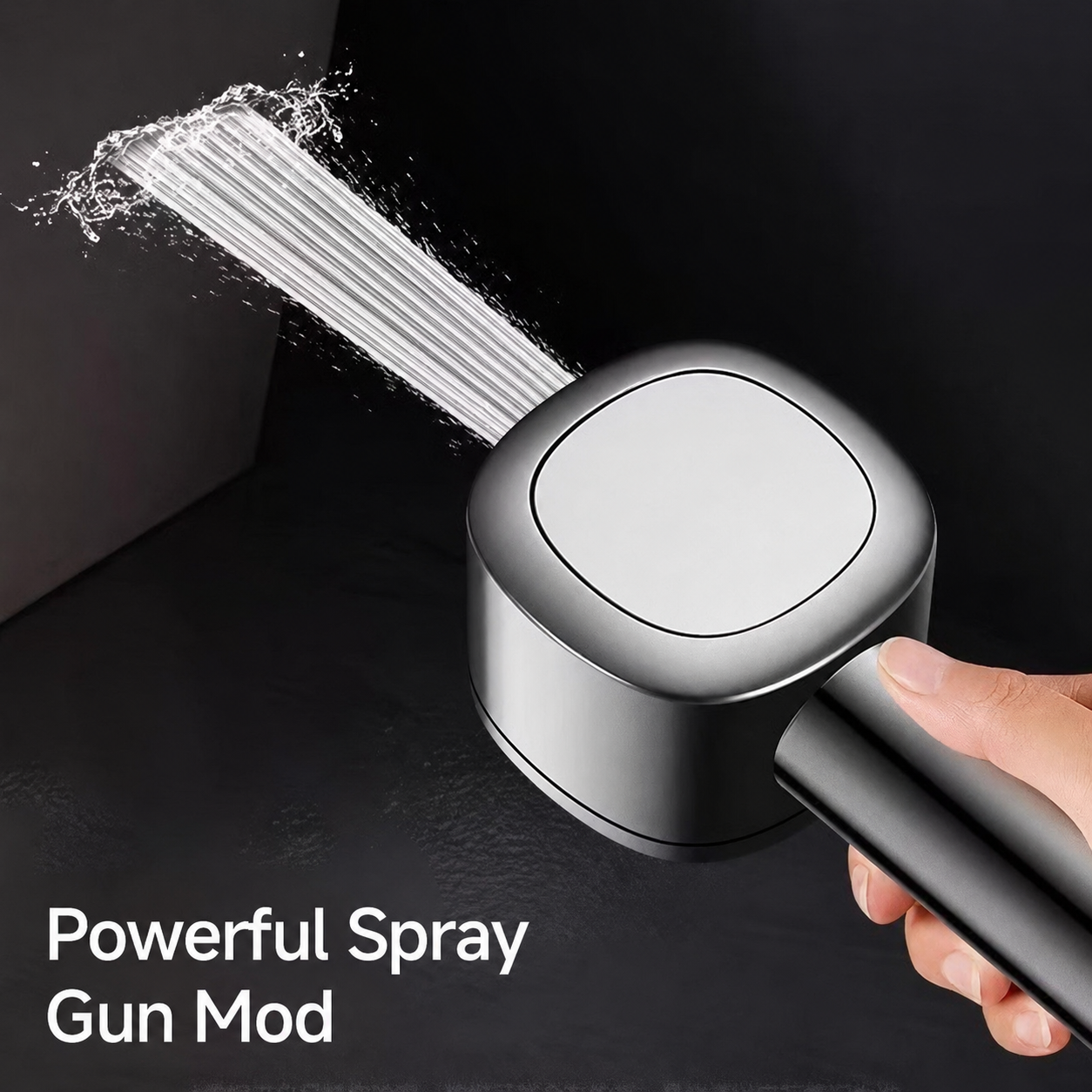 High-Pressure Shower System with AQUAPULSE Technology