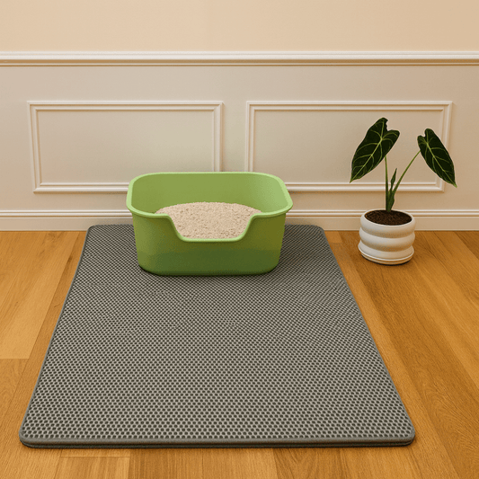 Dual-Layer Waterproof Cat Litter Mat for a Clean Home