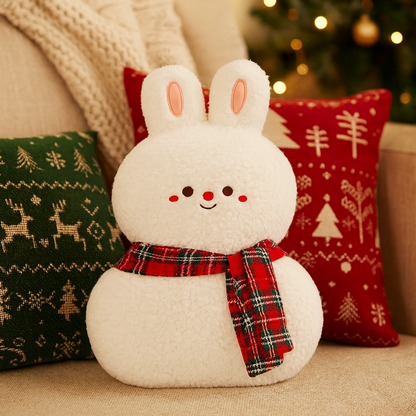 Plush Christmas Cushion for Cozy Rooms – Festive Decorative Pillow