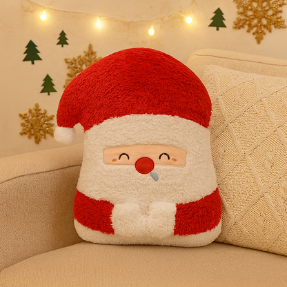 Plush Christmas Cushion for Cozy Rooms – Festive Decorative Pillow