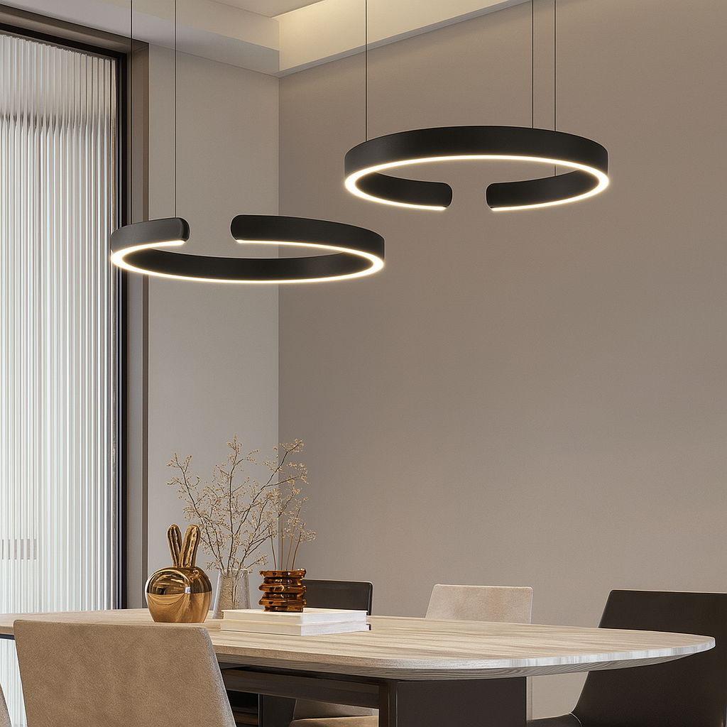 Circular Ceiling Lamp – Contemporary Ring Pendant Light