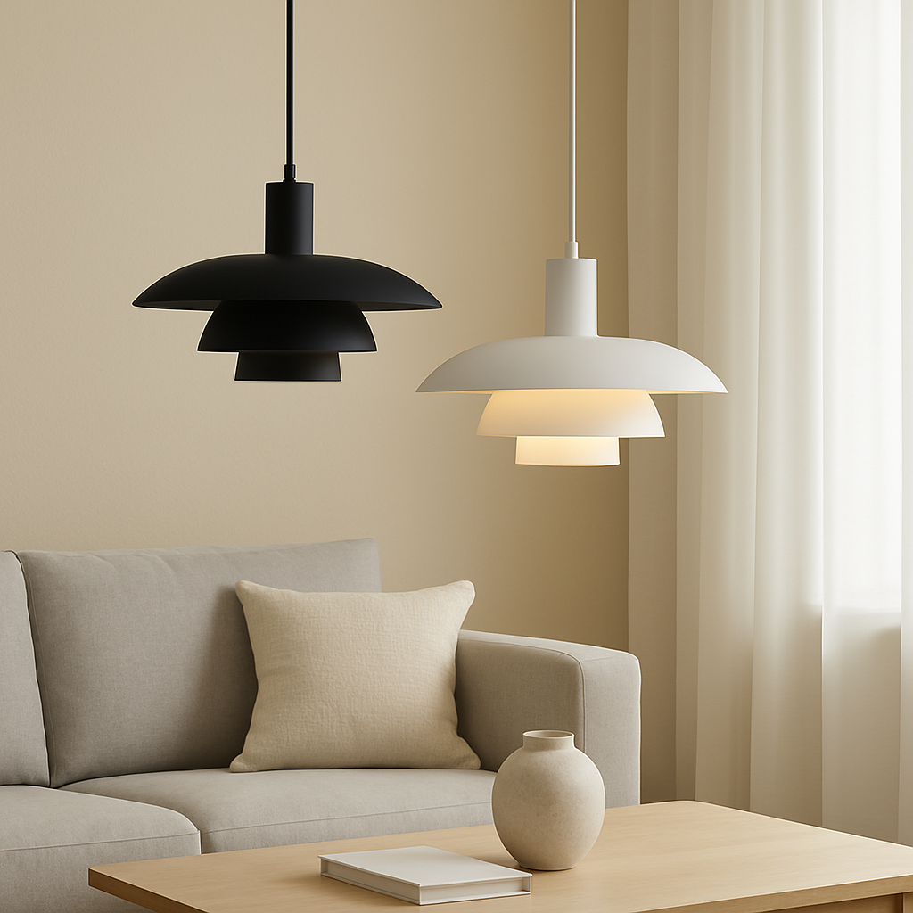 Scandinavian Minimalist Ceiling Lamp – Danish Pendant Light Design