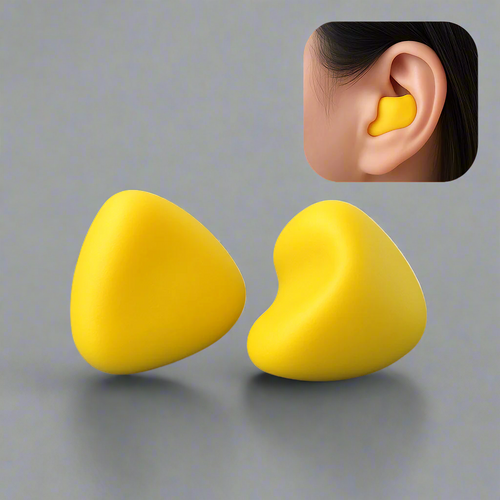 Hypoallergenic Sleep Earplugs for Noise Reduction, Soft Silicone
