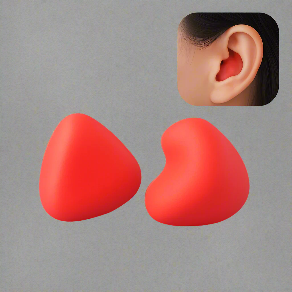 Hypoallergenic Sleep Earplugs for Noise Reduction, Soft Silicone
